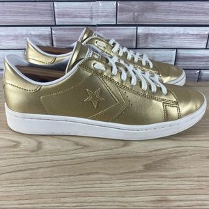 Converse Chuck Taylor All Star Low Gold Shoes Womens 9 555946C